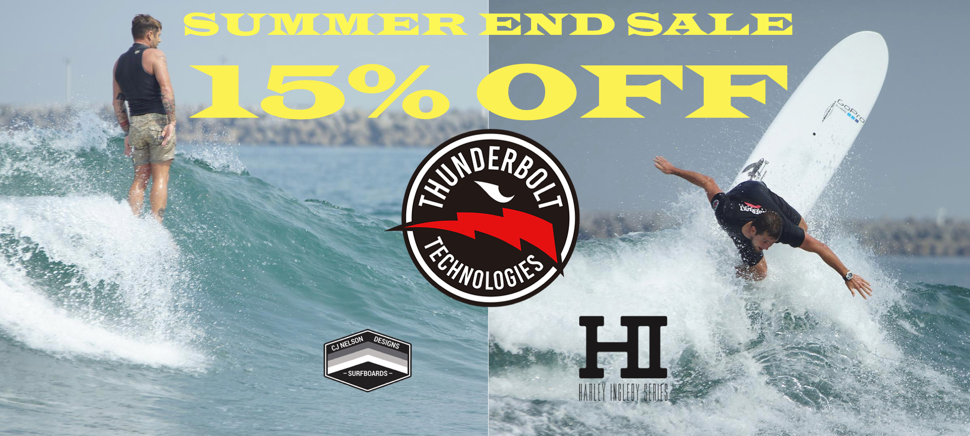 ☆Thunderbolt Surfboards 2022 Model 先行予約スペシャル